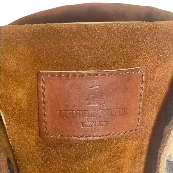 Ludwig Reiter Men’s Tan Light Brown Leather And Suede Ankle Boots 44/ 10- 10.5 - Picture 10 of 16